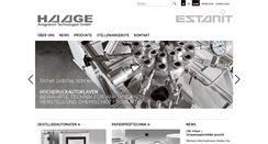 Desktop Screenshot of haage.com